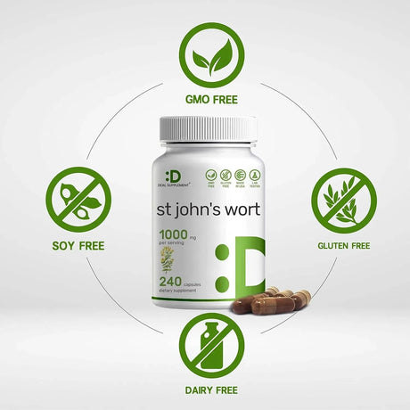 DEAL SUPPLEMENT - Deal Supplement St. John's Wort Extract 1000Mg. 240 Capsulas - The Red Vitamin MX - Suplementos Alimenticios - {{ shop.shopifyCountryName }}
