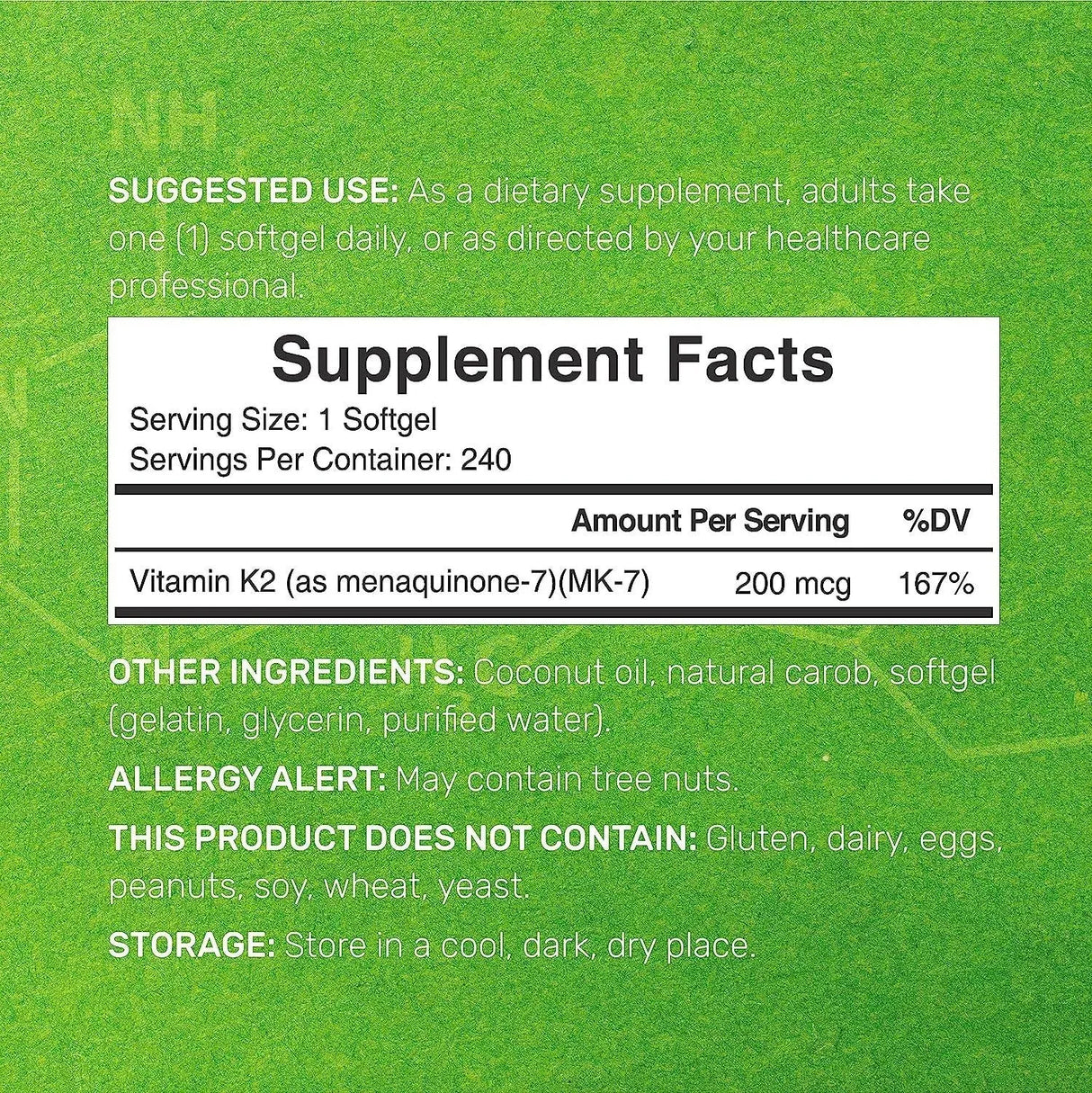 DEAL SUPPLEMENT - Deal Supplement Vitamin K2 200mcg 240 Capsulas Blandas - The Red Vitamin MX - Suplementos Alimenticios - {{ shop.shopifyCountryName }}