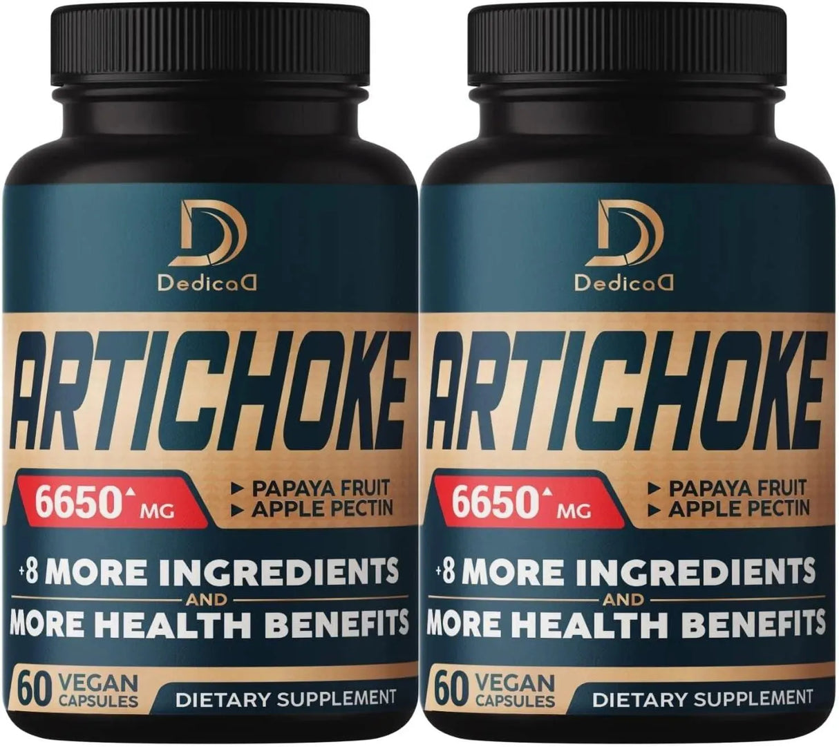 DEDICAD - Dedicad Artichoke Extract Capsules 6650Mg. 60 Capsulas 2 Pack - The Red Vitamin MX - Suplementos Alimenticios - {{ shop.shopifyCountryName }}