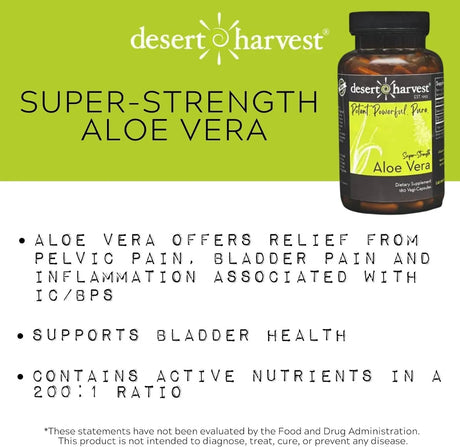 DESERT HARVEST - Desert Harvest Super-Strength Aloe Vera 600Mg. 180 Capsulas - The Red Vitamin MX - Suplementos Alimenticios - {{ shop.shopifyCountryName }}