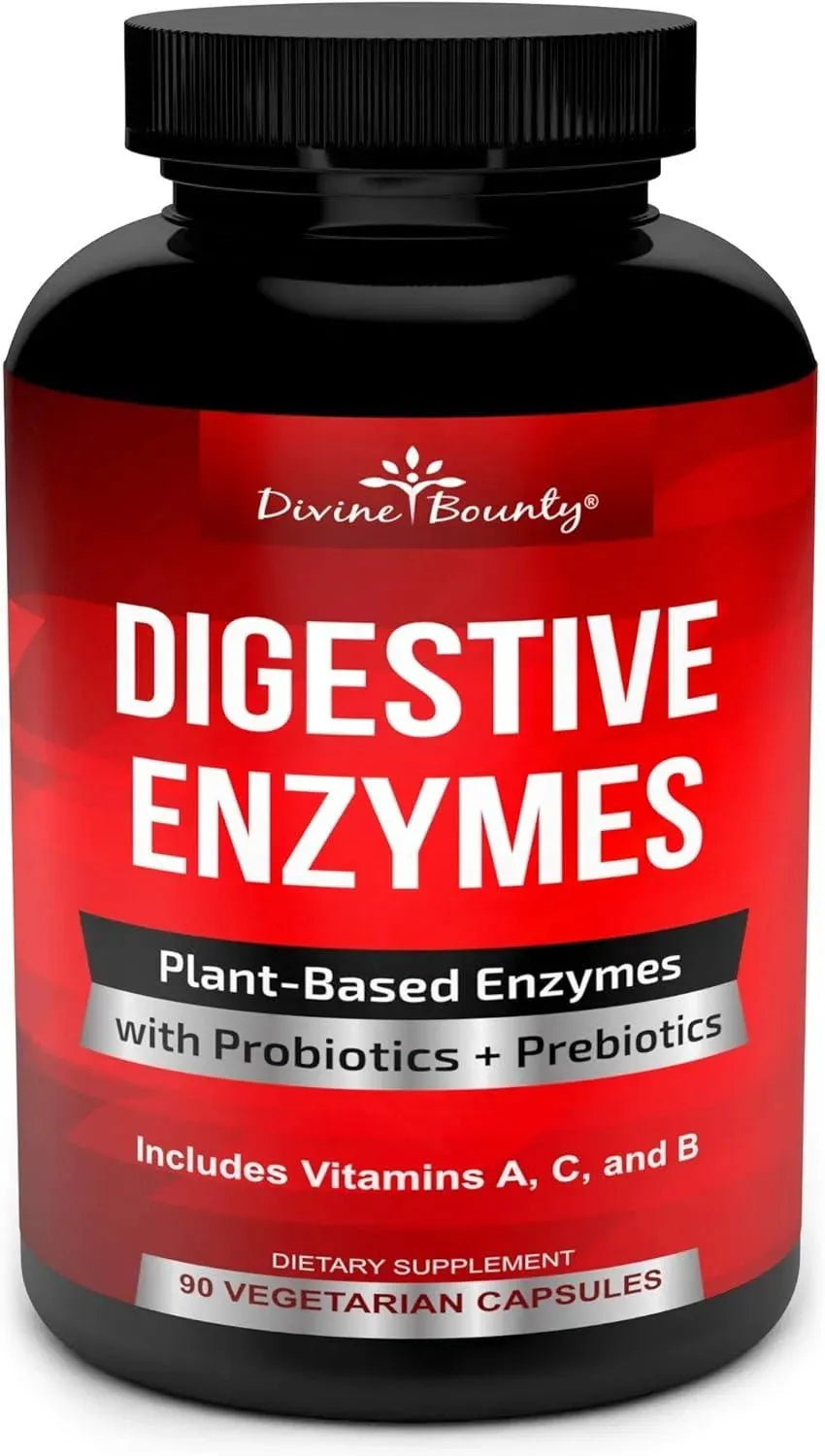 DIVINE BOUNTY - Divine Bounty Digestive Enzymes with Probiotics & Prebiotics 90 Capsulas - The Red Vitamin MX - Suplementos Alimenticios - {{ shop.shopifyCountryName }}