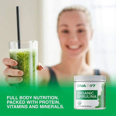 DNA707 - DNA707 Premium Organic Spirulina Powder 250Gr. - The Red Vitamin MX - Suplementos Alimenticios - {{ shop.shopifyCountryName }}