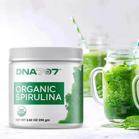 DNA707 - DNA707 Premium Organic Spirulina Powder 250Gr. - The Red Vitamin MX - Suplementos Alimenticios - {{ shop.shopifyCountryName }}