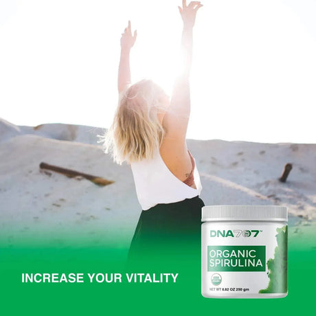 DNA707 - DNA707 Premium Organic Spirulina Powder 250Gr. - The Red Vitamin MX - Suplementos Alimenticios - {{ shop.shopifyCountryName }}