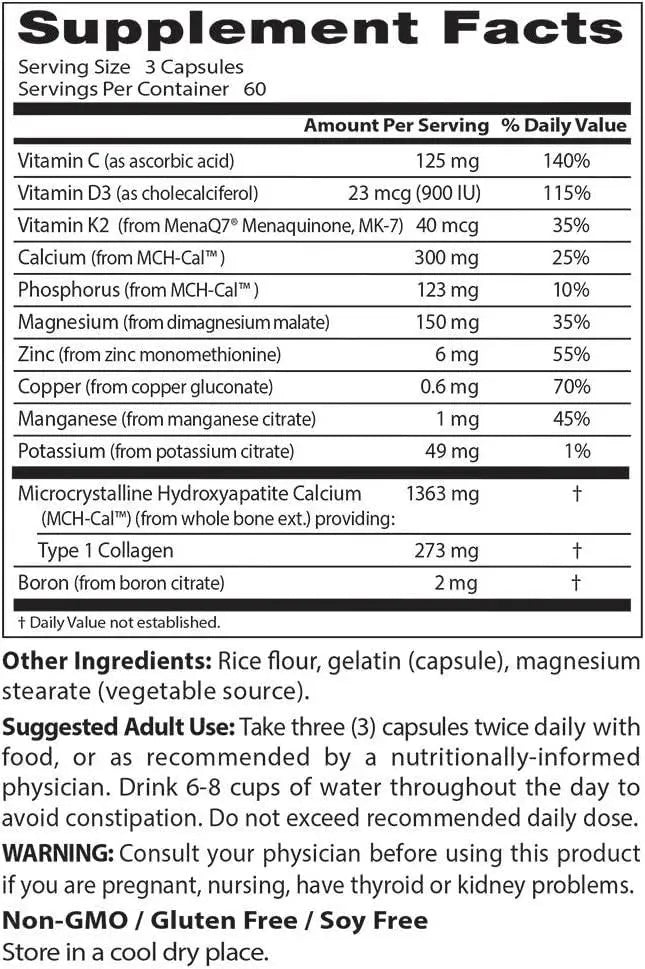 DOCTOR'S BEST - Doctor's Best Calcium Bone Maker Complex 180 Capsulas - The Red Vitamin MX - Suplementos Alimenticios - {{ shop.shopifyCountryName }}