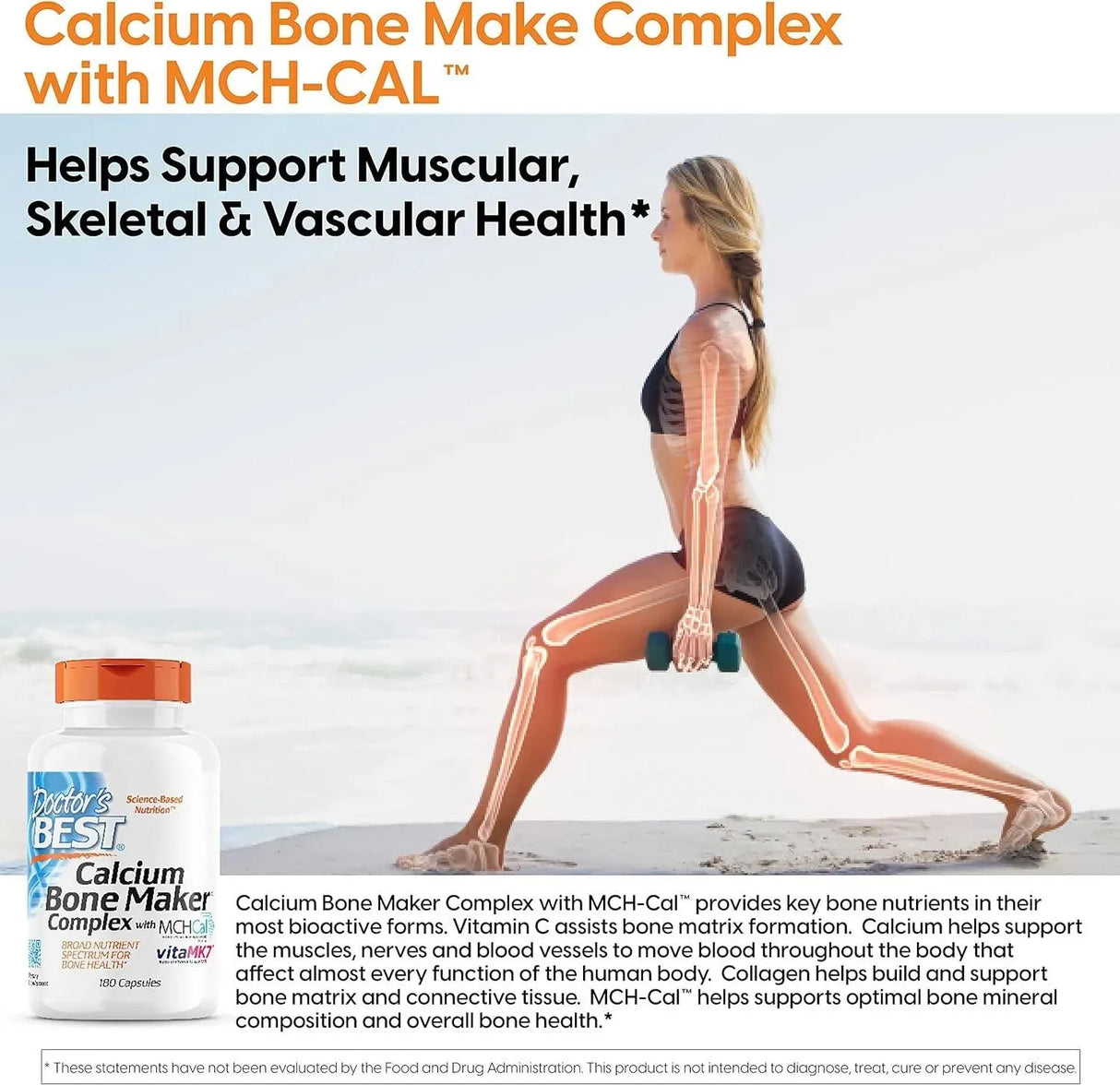 DOCTOR'S BEST - Doctor's Best Calcium Bone Maker Complex 180 Capsulas - The Red Vitamin MX - Suplementos Alimenticios - {{ shop.shopifyCountryName }}