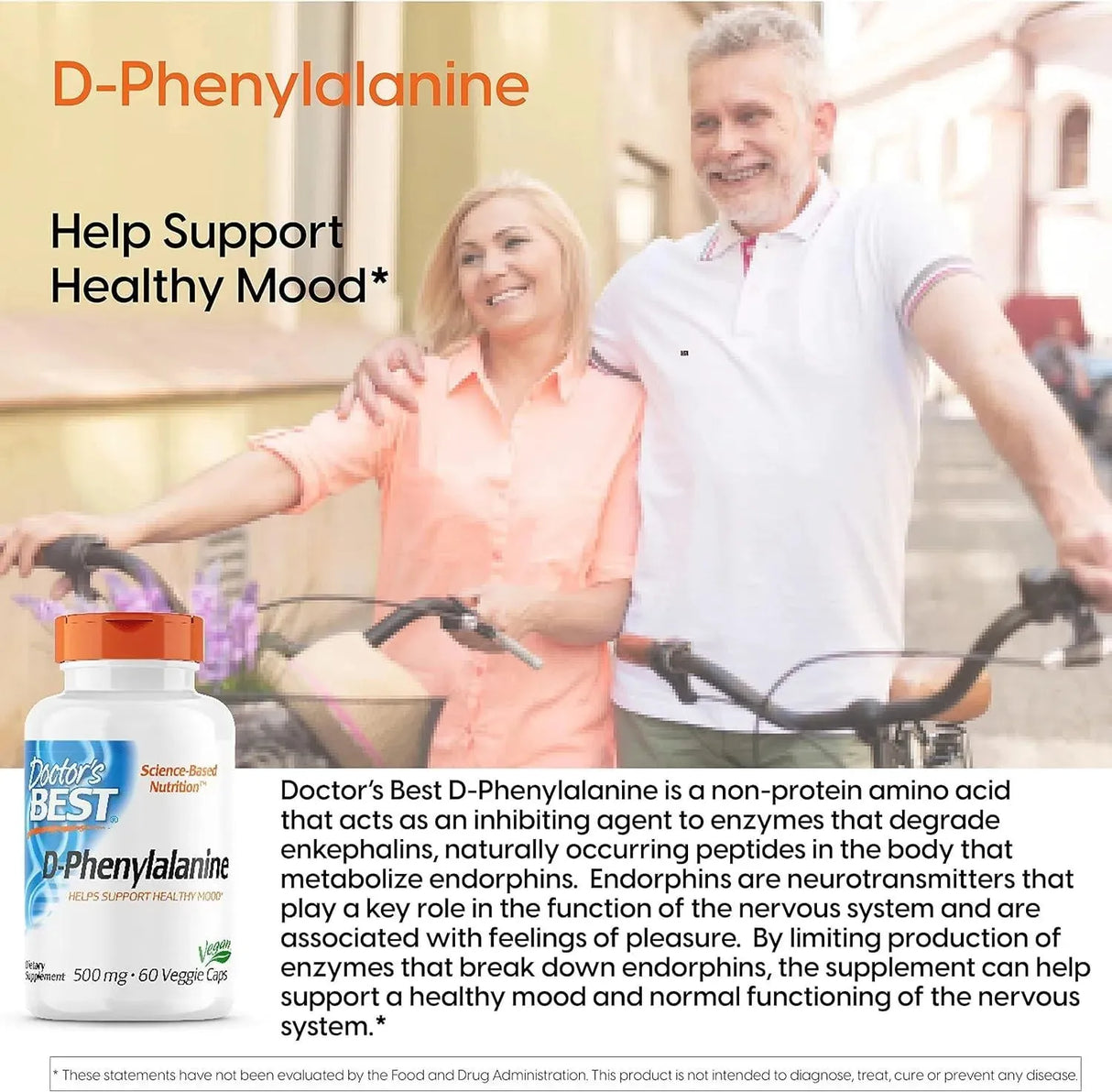 DOCTOR'S BEST - Doctor's Best D-Phenylalanine 500Mg. 60 Capsulas - The Red Vitamin MX - Suplementos Alimenticios - {{ shop.shopifyCountryName }}