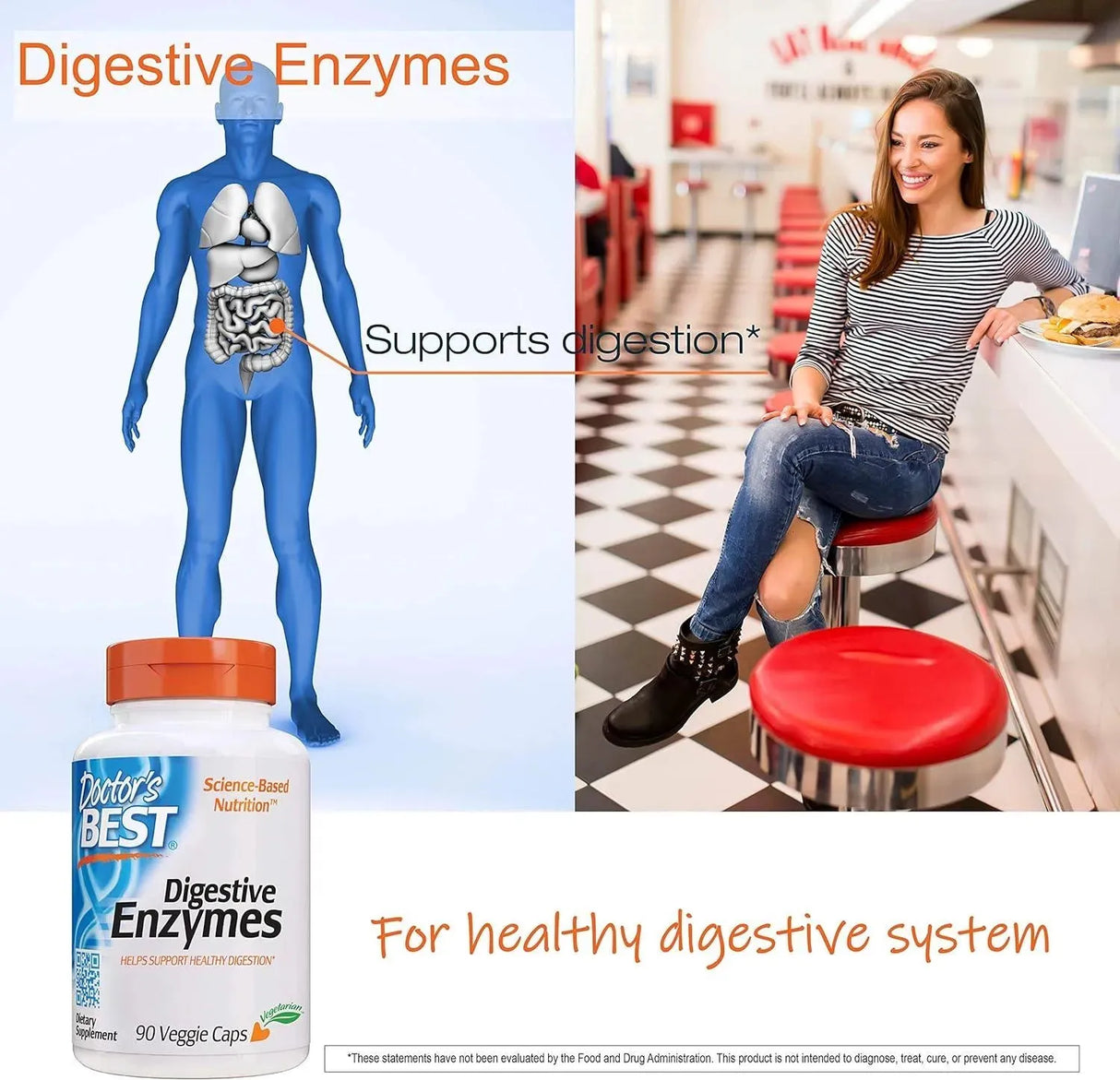 DOCTOR'S BEST - Doctor's Best Digestive Enzymes 90 Capsulas - The Red Vitamin MX - Suplementos Alimenticios - {{ shop.shopifyCountryName }}