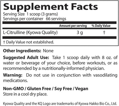 DOCTOR'S BEST - Doctor's Best L-Citrulline Powder 200Gr. - The Red Vitamin MX - Suplementos Alimenticios - {{ shop.shopifyCountryName }}