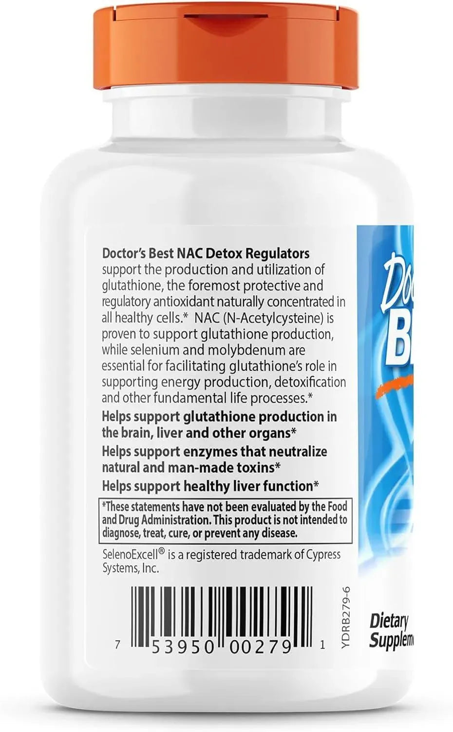 DOCTOR'S BEST - Doctor's Best NAC Detox Regulators 60 Capsulas - The Red Vitamin MX - Suplementos Alimenticios - {{ shop.shopifyCountryName }}