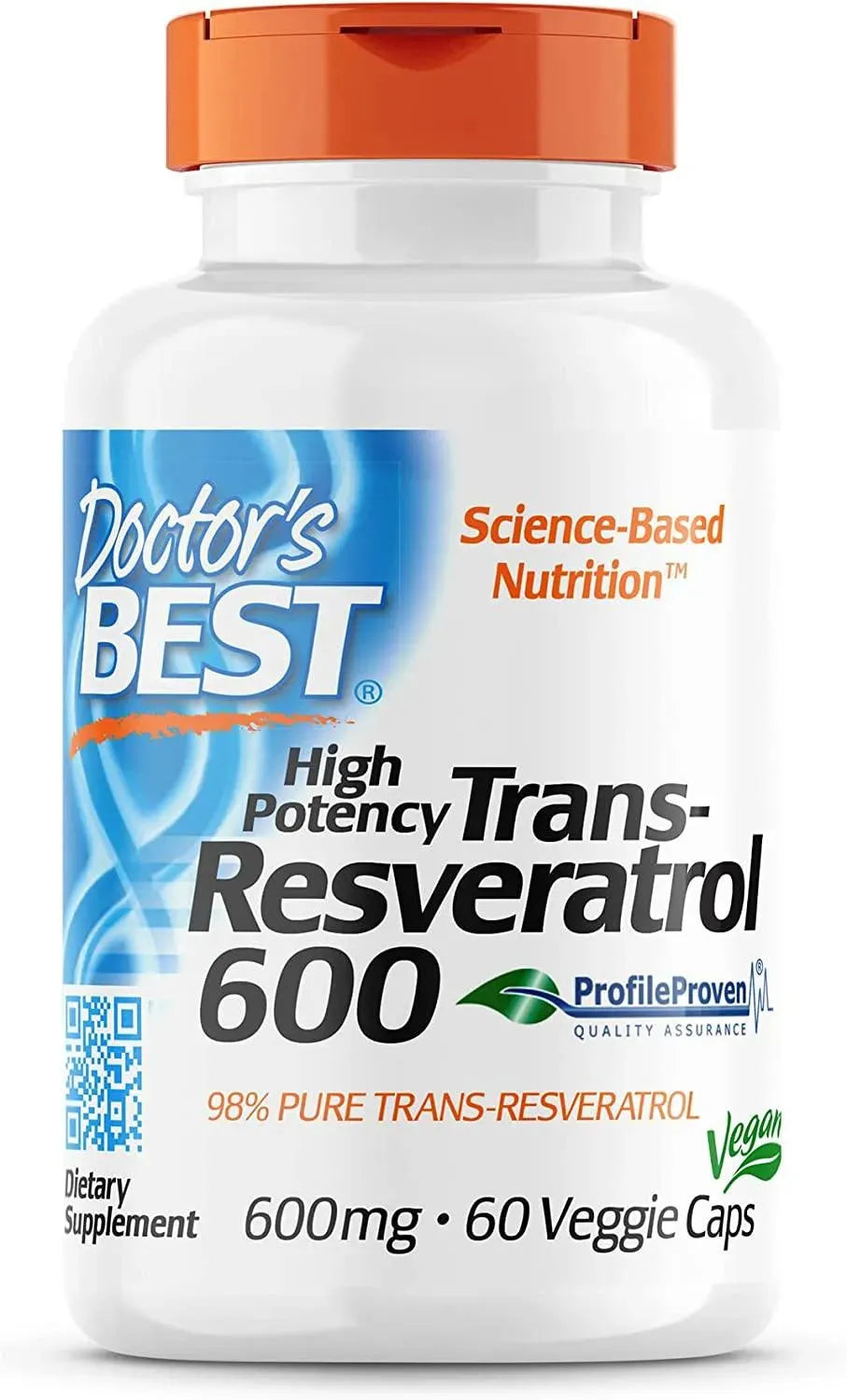 DOCTOR'S BEST - Doctor's Best Trans-Resveratrol 600Mg. 60 Capsulas - The Red Vitamin MX - Suplementos Alimenticios - {{ shop.shopifyCountryName }}