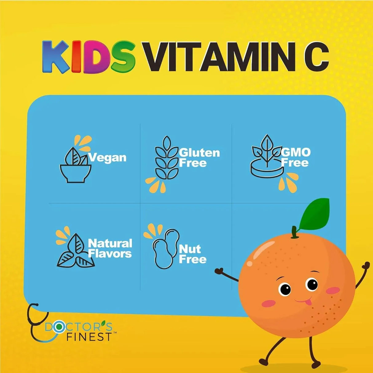 DOCTOR'S FINEST - Doctors Finest Vitamin C Gummies for Kids 90 Gomitas - The Red Vitamin MX - Suplementos Alimenticios - {{ shop.shopifyCountryName }}