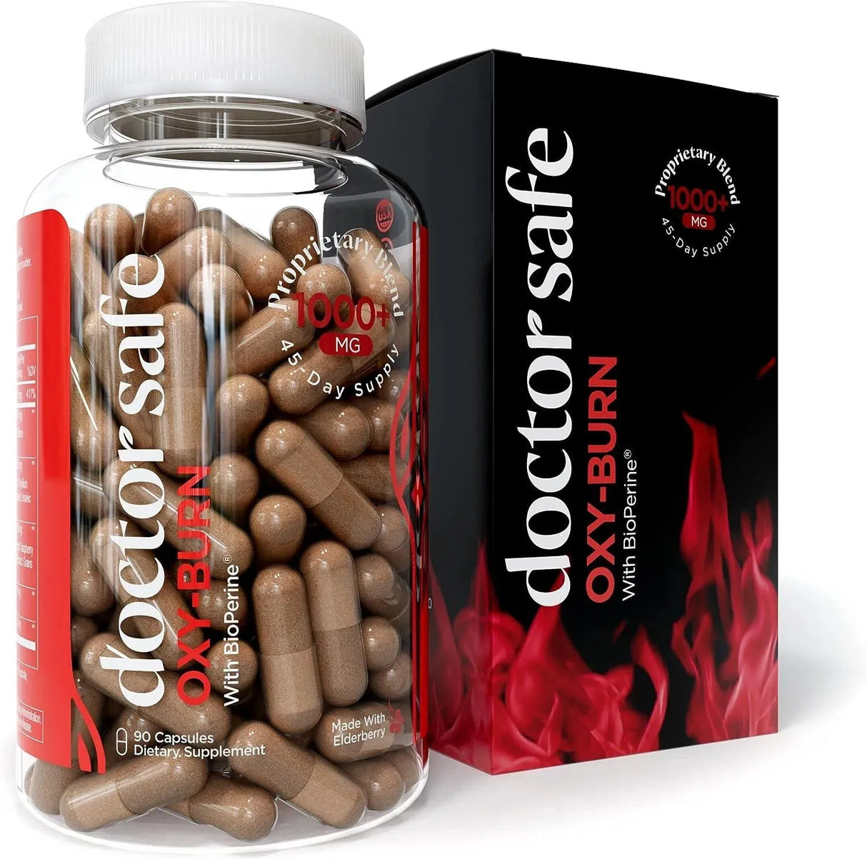 DOCTOR SAFE - Doctor Safe Thermogenic Fat Burner 90 Capsulas - The Red Vitamin MX - Suplementos Alimenticios - {{ shop.shopifyCountryName }}