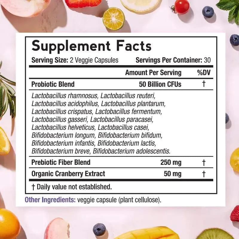 DOCTOR´S RECIPES - Doctor's Recipes Women’s Probiotic 50 Billion CFU 60 Capsulas - The Red Vitamin MX - Suplementos Alimenticios - {{ shop.shopifyCountryName }}