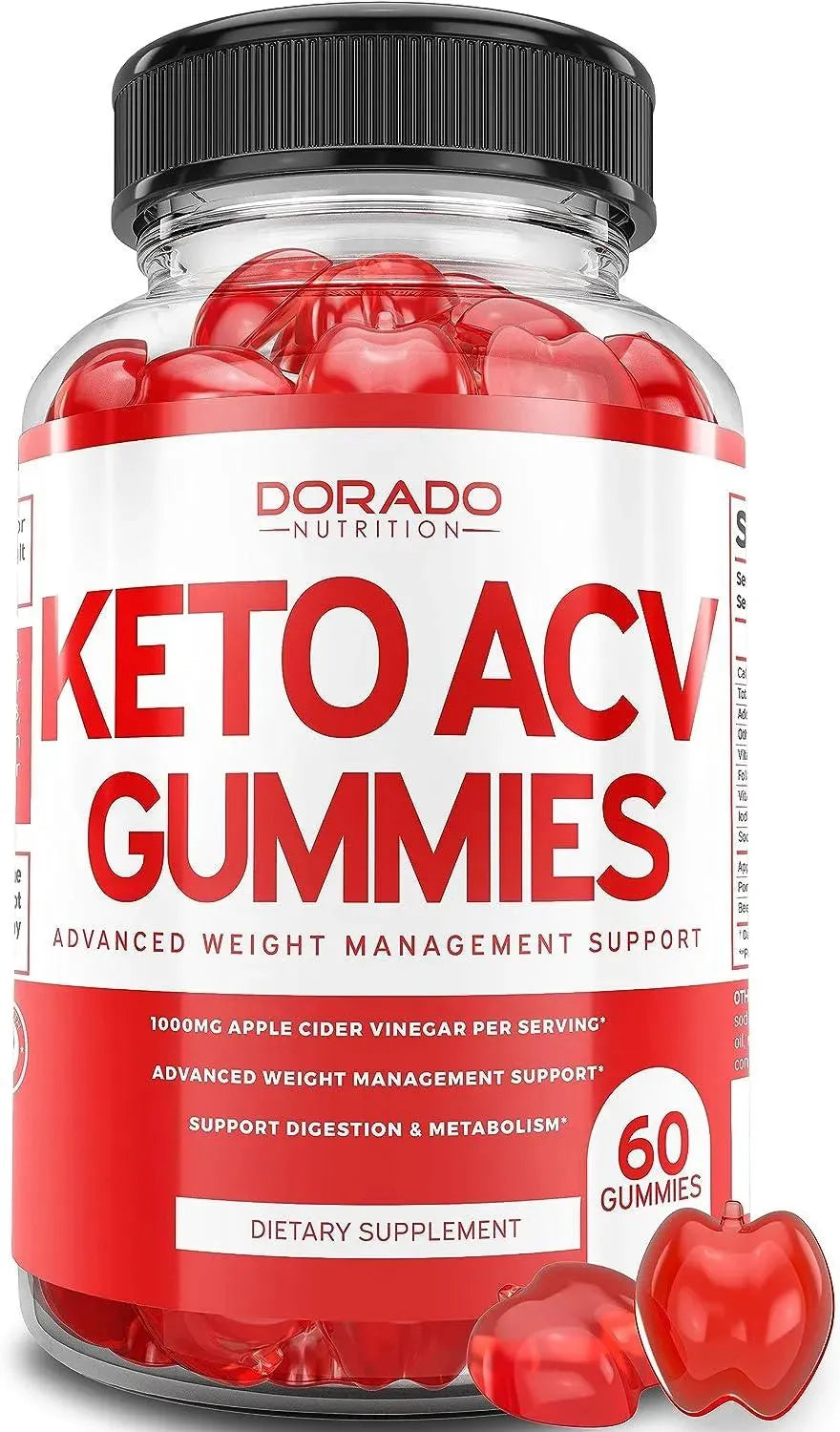 DORADO NUTRITION - Dorado Nutrition Keto Apple Cider Vinegar Gummies 60 Gomitas - The Red Vitamin MX - Suplementos Alimenticios - {{ shop.shopifyCountryName }}