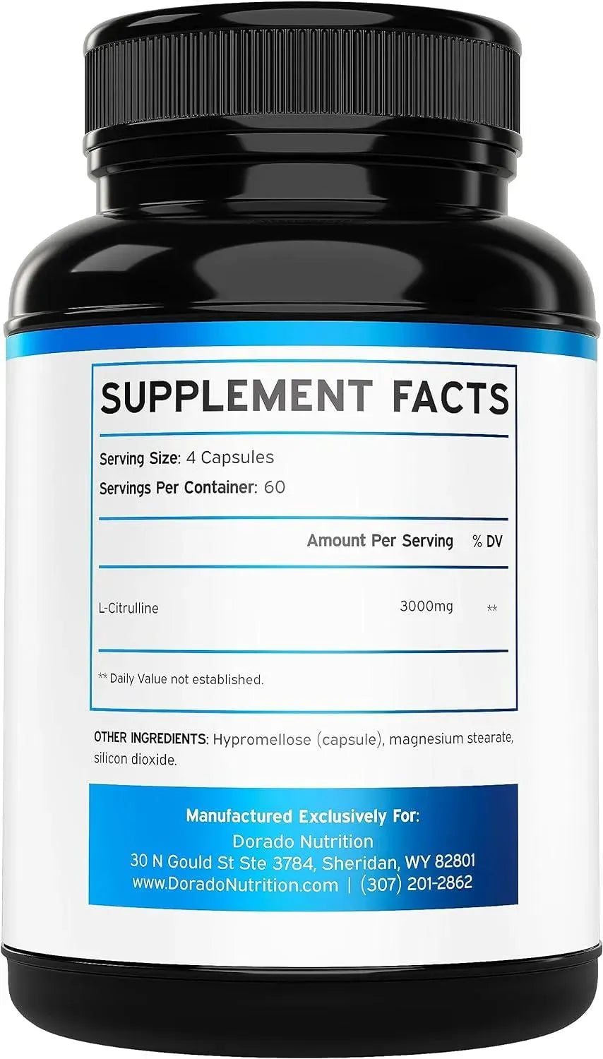 DORADO NUTRITION - Dorado Nutrition L Citrulline 3000Mg. 240 Capsulas - The Red Vitamin MX - Suplementos Alimenticios - {{ shop.shopifyCountryName }}