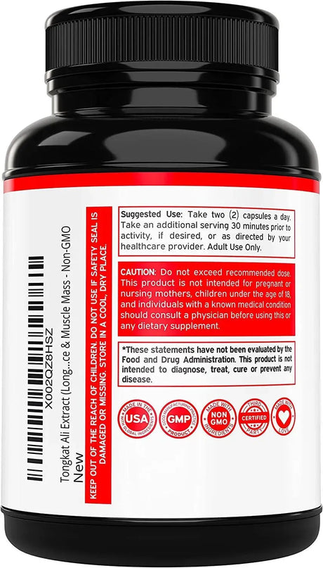 DORADO NUTRITION - Dorado Nutrition Tongkat Ali Maximum Strength 120 Capsulas - The Red Vitamin MX - Suplementos Alimenticios - {{ shop.shopifyCountryName }}