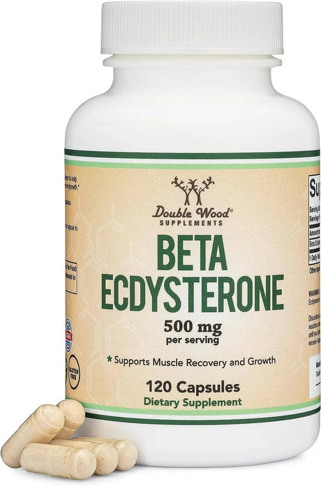 DOUBLE WOOD SUPPLEMENTS - Double Wood Supplements Beta Ecdysterone 500Mg. 120 Capsulas - The Red Vitamin MX - Suplementos Alimenticios - {{ shop.shopifyCountryName }}