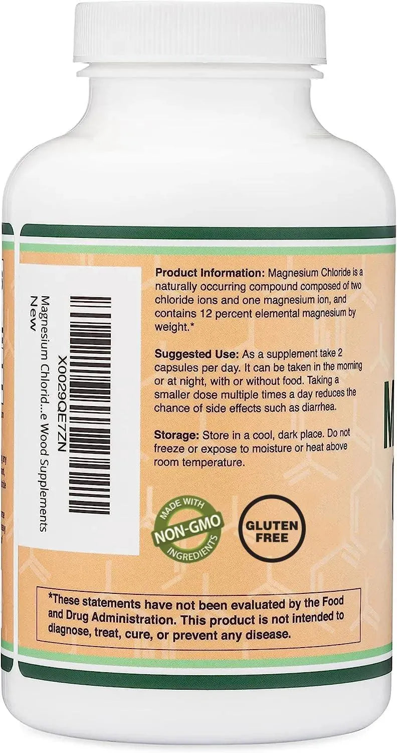 DOUBLE WOOD SUPPLEMENTS - Double Wood Supplements Magnesium Chloride 1000Mg. 180 Capsulas - The Red Vitamin MX - Suplementos Alimenticios - {{ shop.shopifyCountryName }}