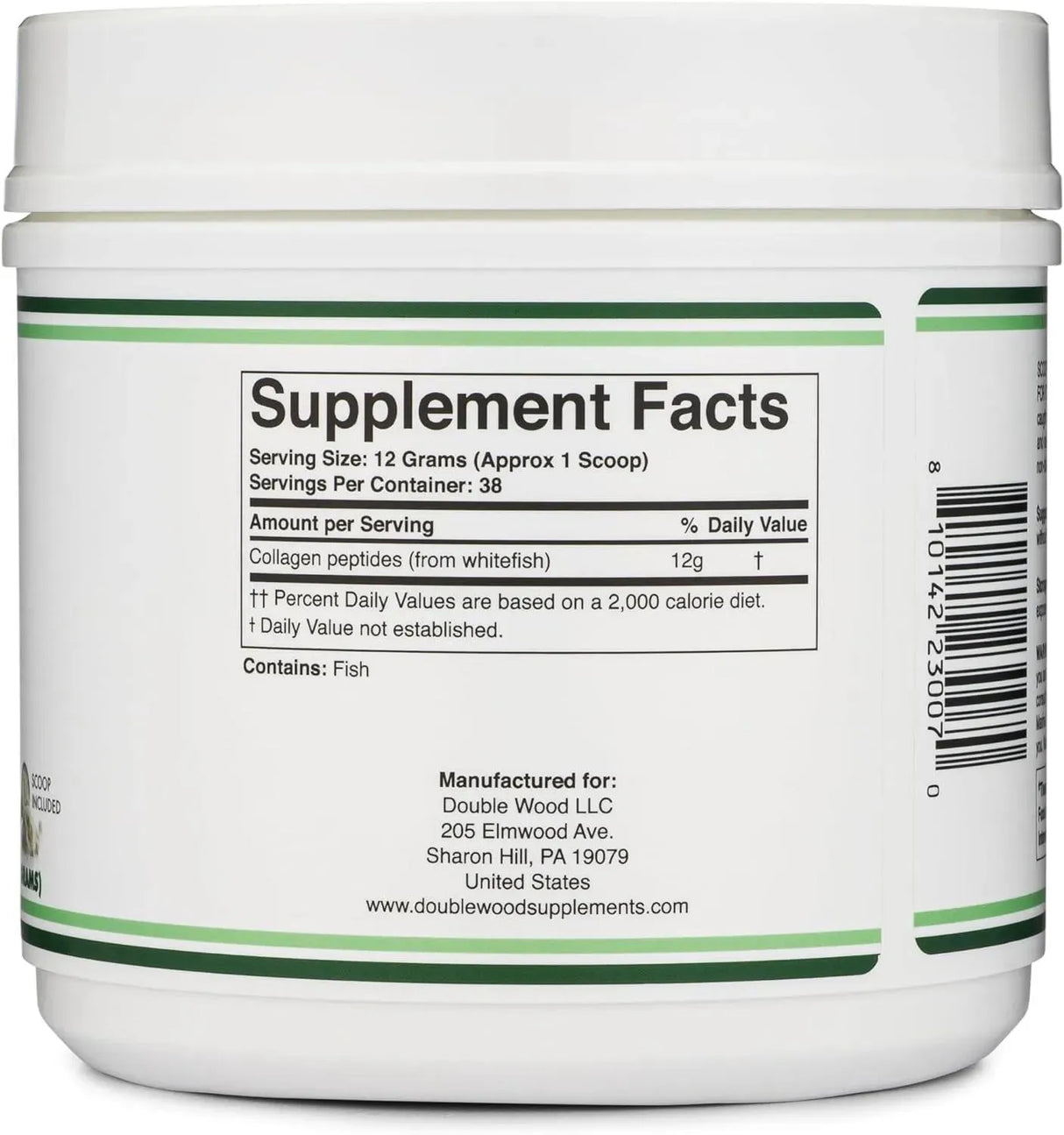 DOUBLE WOOD SUPPLEMENTS - Double Wood Supplements Marine Collagen Powder 456Gr. - The Red Vitamin MX - Suplementos Alimenticios - {{ shop.shopifyCountryName }}