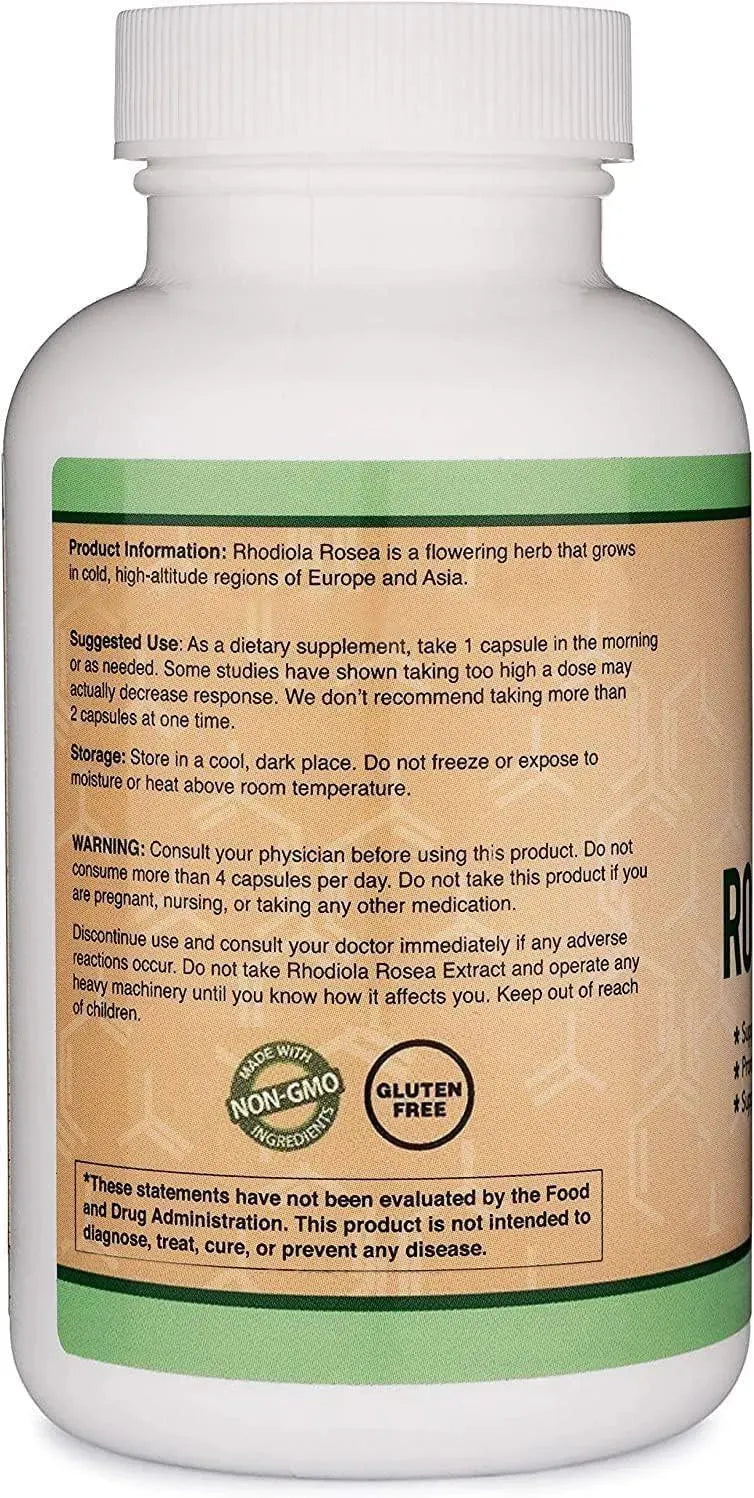 DOUBLE WOOD SUPPLEMENTS - Double Wood Supplements Rhodiola Rosea 500Mg. 120 Capsulas - The Red Vitamin MX - Suplementos Alimenticios - {{ shop.shopifyCountryName }}