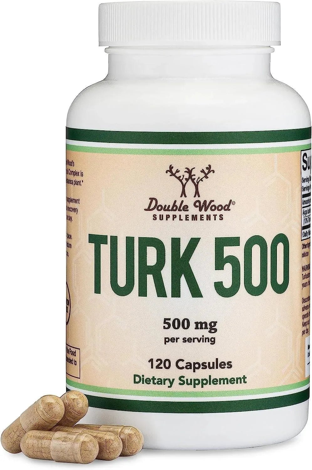 DOUBLE WOOD SUPPLEMENTS - Double Wood Supplements Turkesterone 500Mg. 120 Capsulas - The Red Vitamin MX - Suplementos Alimenticios - {{ shop.shopifyCountryName }}