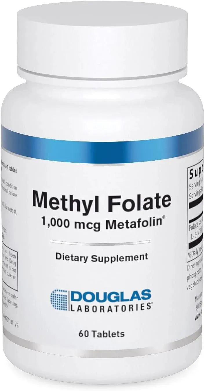 DOUGLAS LABORATORIES - Douglas Laboratories Methyl Folate L-5-MTHF 60 Tabletas - The Red Vitamin MX - Suplementos Alimenticios - {{ shop.shopifyCountryName }}