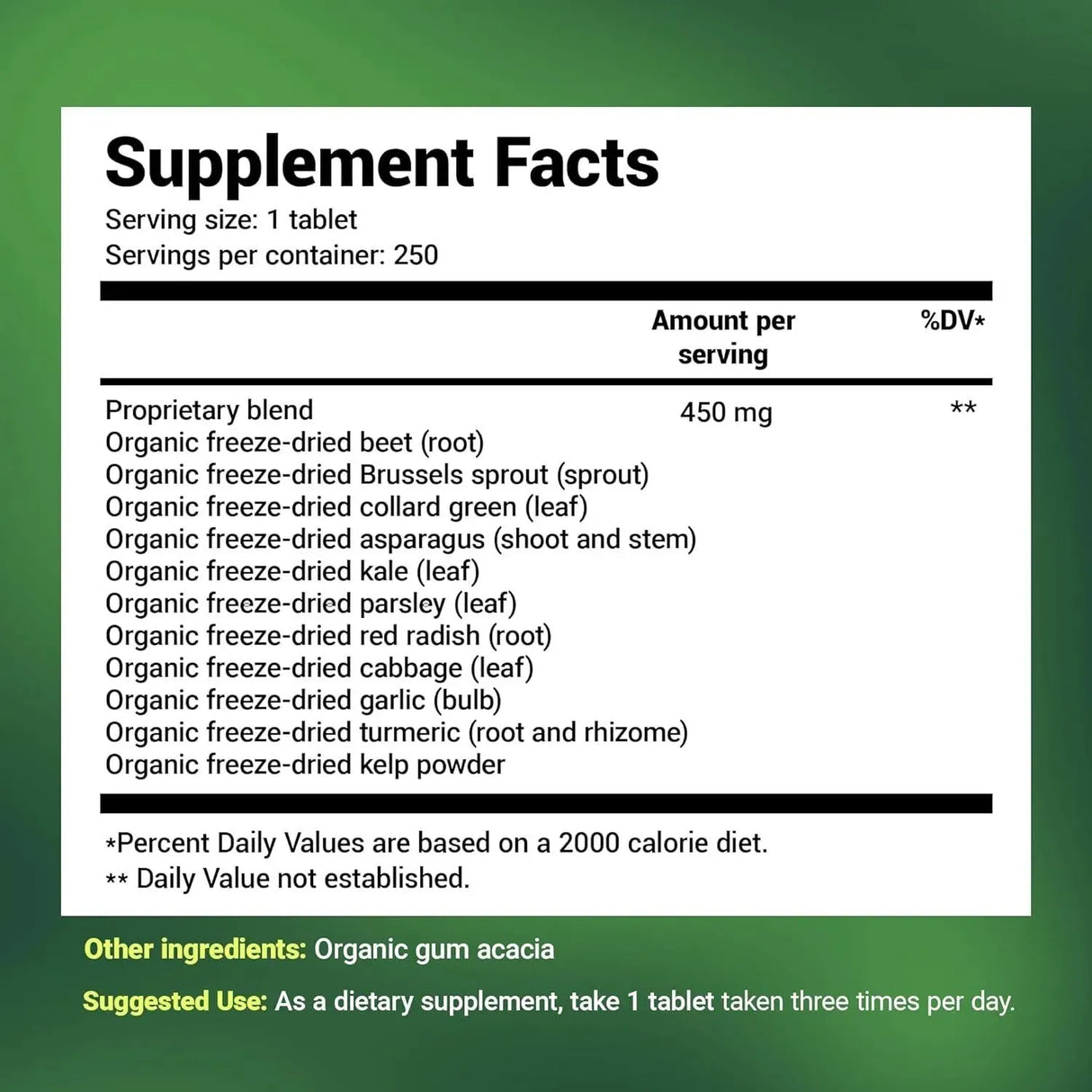 DR. BERG - Dr. Berg's Greens Superfood Cruciferous Vegetable 250 Tabletas - The Red Vitamin MX - Suplementos Alimenticios - {{ shop.shopifyCountryName }}