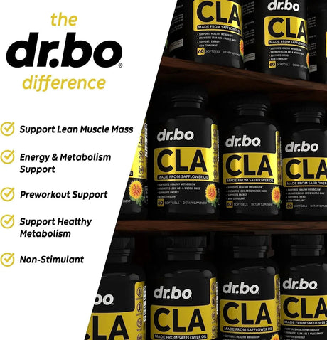 DR. BO - DR. BO CLA Safflower Oil Supplement 60 Capsulas Blandas - The Red Vitamin MX - Suplementos Alimenticios - {{ shop.shopifyCountryName }}