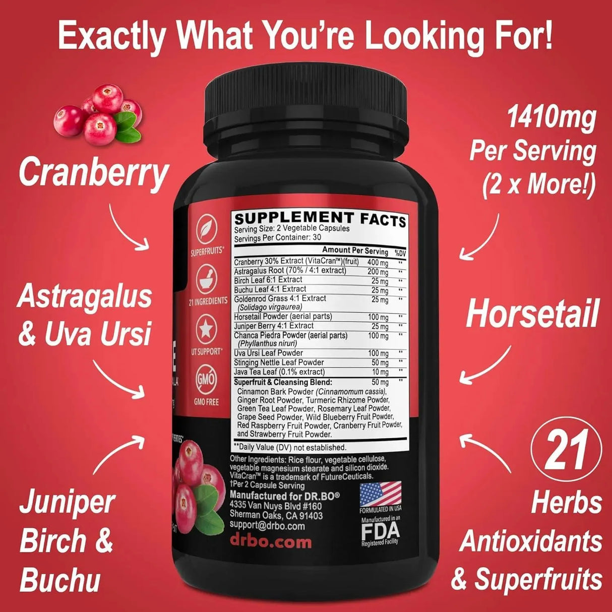 DR. BO - DR. BO Kidney Cleanse Detox Support 60 Capsulas - The Red Vitamin MX - Suplementos Alimenticios - {{ shop.shopifyCountryName }}