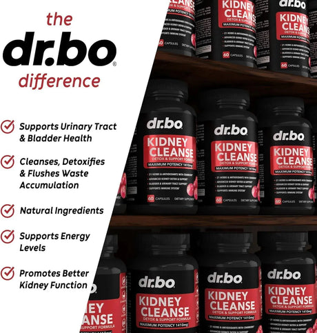 DR. BO - DR. BO Kidney Cleanse Detox Support 60 Capsulas - The Red Vitamin MX - Suplementos Alimenticios - {{ shop.shopifyCountryName }}