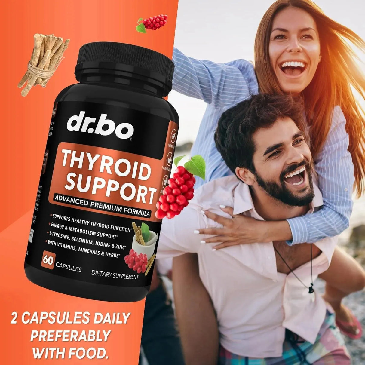 DR. BO - DR. BO Thyroid Support 60 Capsulas - The Red Vitamin MX - Suplementos Alimenticios - {{ shop.shopifyCountryName }}
