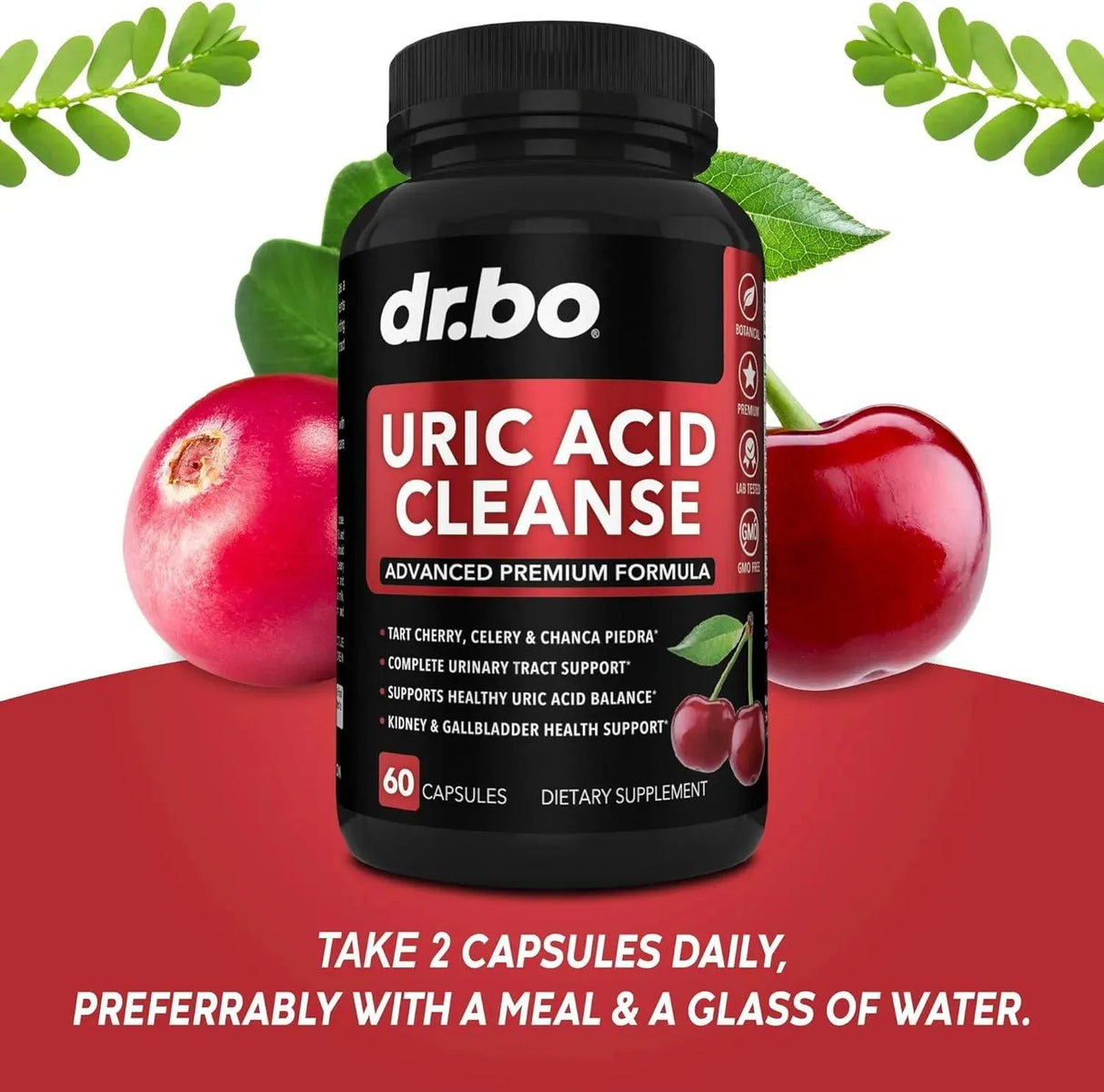 DR. BO - DR. BO Uric Acid Cleanse Support 60 Capsulas - The Red Vitamin MX - Suplementos Alimenticios - {{ shop.shopifyCountryName }}