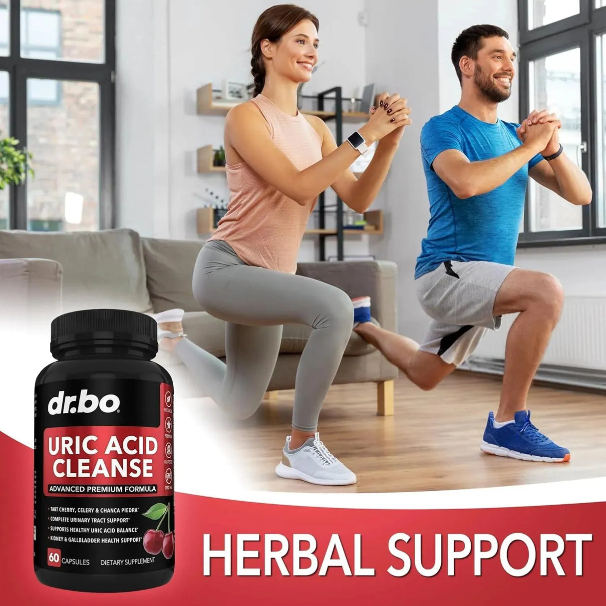 DR. BO - DR. BO Uric Acid Cleanse Support 60 Capsulas - The Red Vitamin MX - Suplementos Alimenticios - {{ shop.shopifyCountryName }}