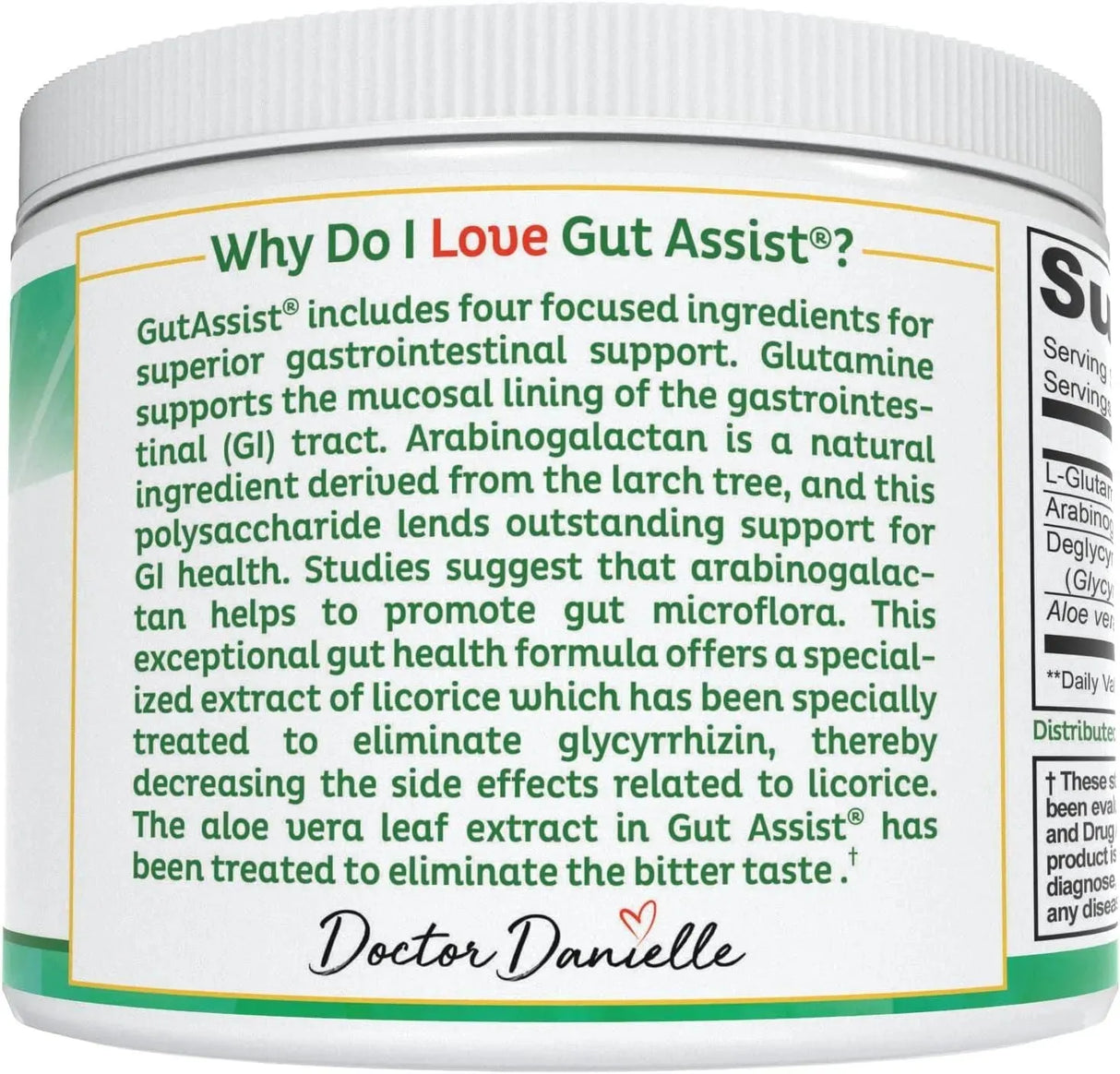 DR. DANIELLE - Doctor Danielle Gut Assist 224Gr. - The Red Vitamin MX - Suplementos Alimenticios - {{ shop.shopifyCountryName }}