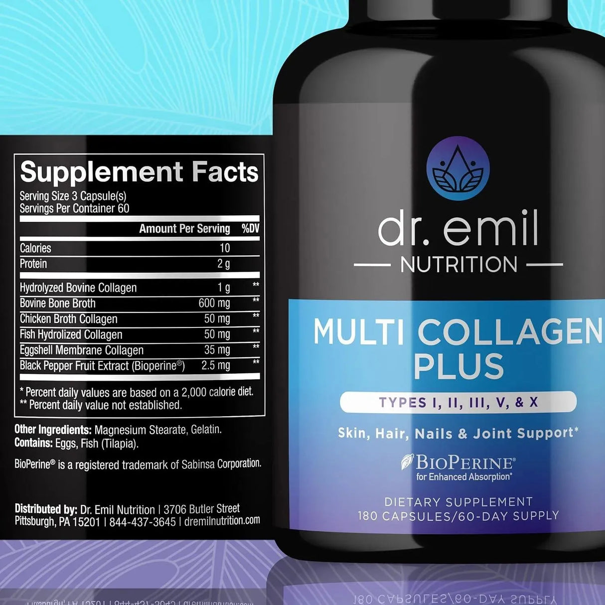 DR EMIL NUTRITION - DR EMIL NUTRITION Multi Collagen 180 Capsulas - The Red Vitamin MX - Suplementos Alimenticios - {{ shop.shopifyCountryName }}