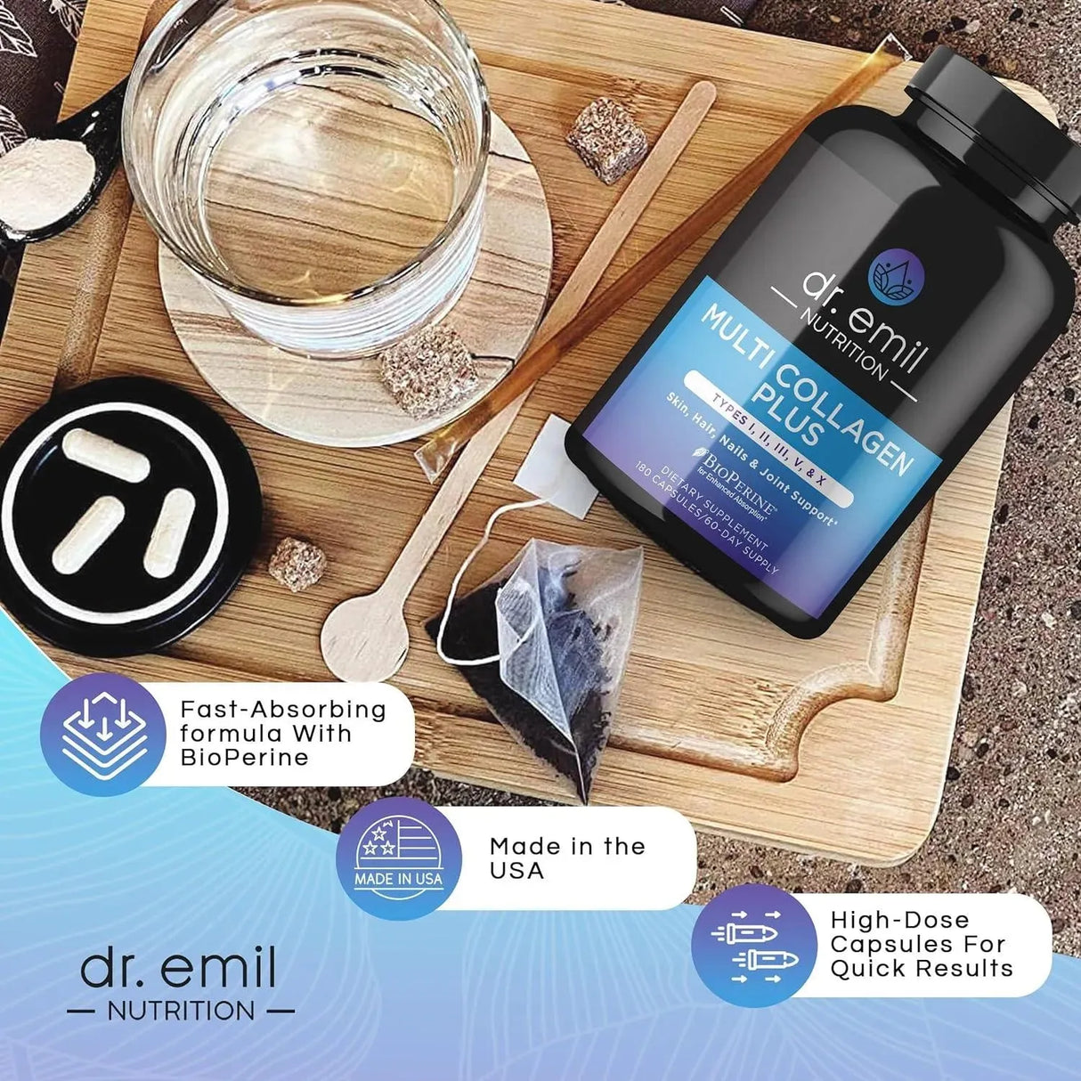 DR EMIL NUTRITION - DR EMIL NUTRITION Multi Collagen 180 Capsulas - The Red Vitamin MX - Suplementos Alimenticios - {{ shop.shopifyCountryName }}