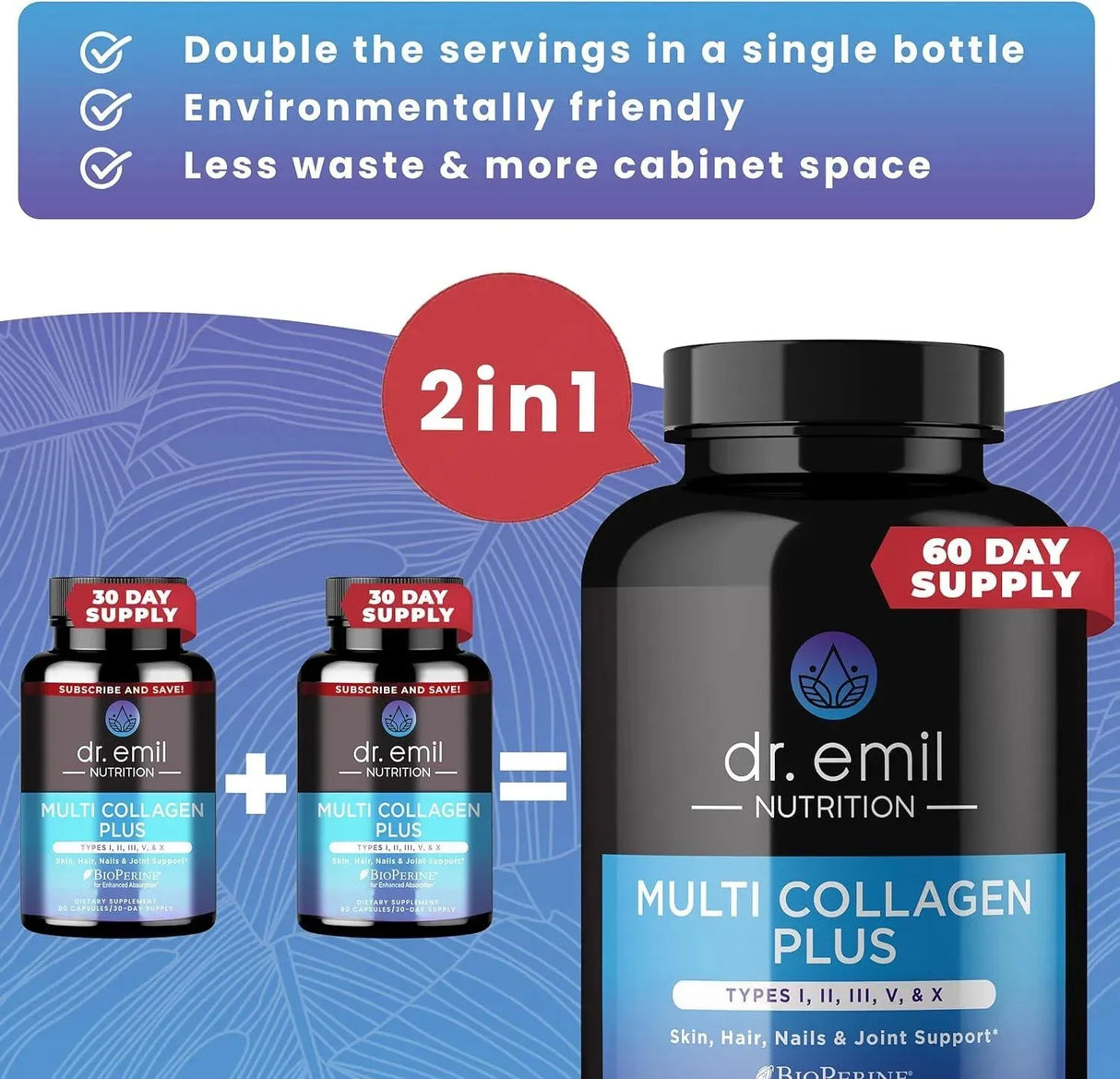 DR EMIL NUTRITION - DR EMIL NUTRITION Multi Collagen 180 Capsulas - The Red Vitamin MX - Suplementos Alimenticios - {{ shop.shopifyCountryName }}
