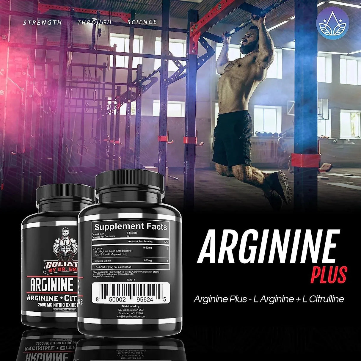 DR EMIL NUTRITION - Dr. Emil's ARGININE Plus - L Arginine + L Citrulline 90 Tabletas - The Red Vitamin MX - Suplementos Alimenticios - {{ shop.shopifyCountryName }}