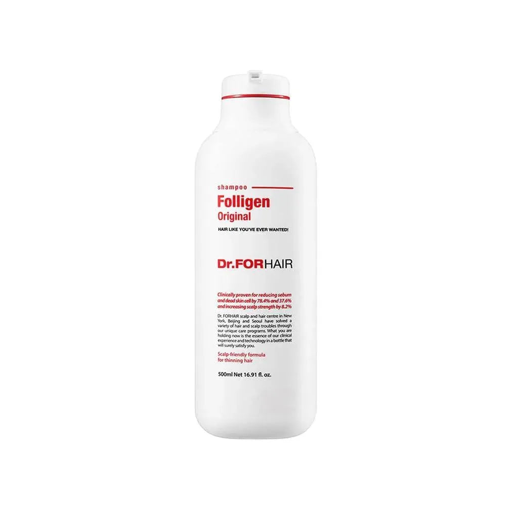 DR.FORHAIR - DR.FORHAIR Folligen Shampoo 500Ml. - The Red Vitamin MX - Shampoo Para Cabello - {{ shop.shopifyCountryName }}