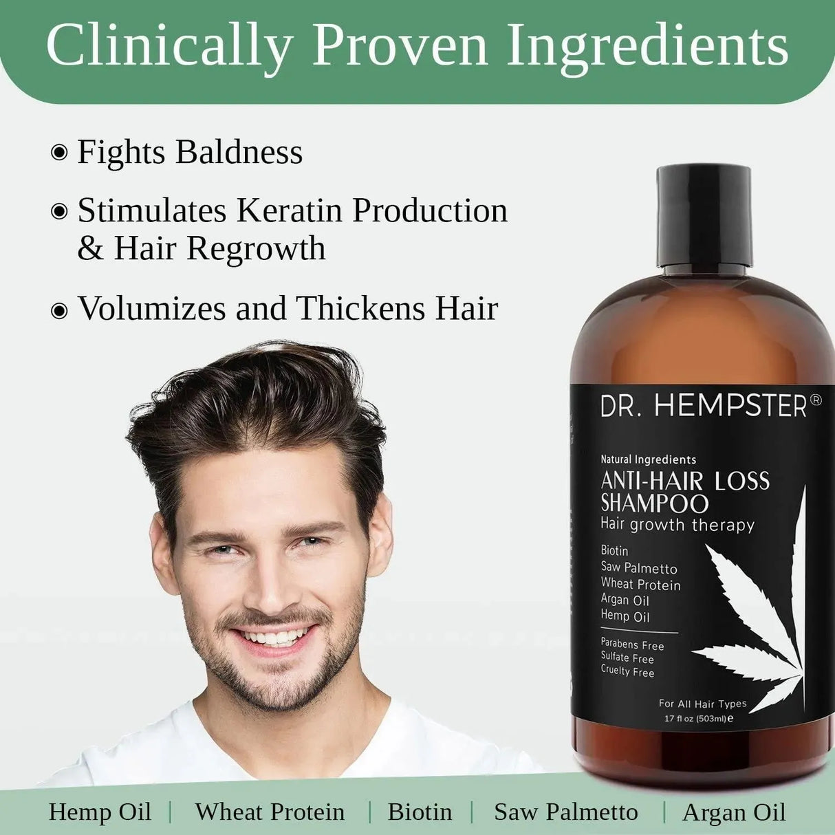 DR. HEMPSTER - DR. HEMPSTER Biotin Hair Loss Shampoo for Men & Women 503Ml. - The Red Vitamin MX - Shampoo Para Cabello - {{ shop.shopifyCountryName }}