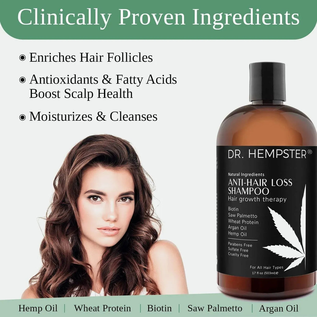 DR. HEMPSTER - DR. HEMPSTER Biotin Hair Loss Shampoo for Men & Women 503Ml. - The Red Vitamin MX - Shampoo Para Cabello - {{ shop.shopifyCountryName }}