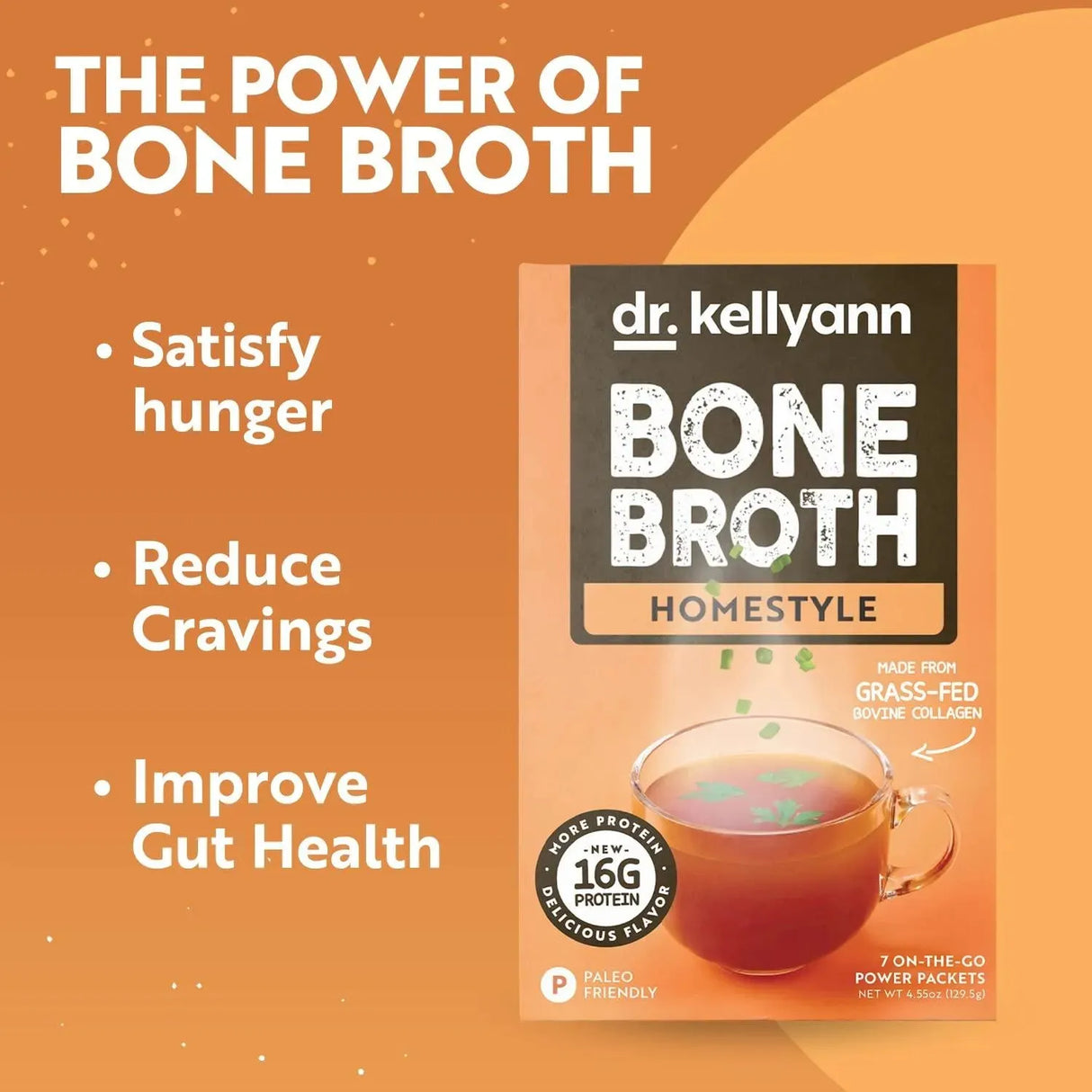 DR. KELLYANN - Dr. Kellyann Bone Broth Collagen Powder 7 Paquetes 18.5Gr. - The Red Vitamin MX - Suplementos Alimenticios - {{ shop.shopifyCountryName }}