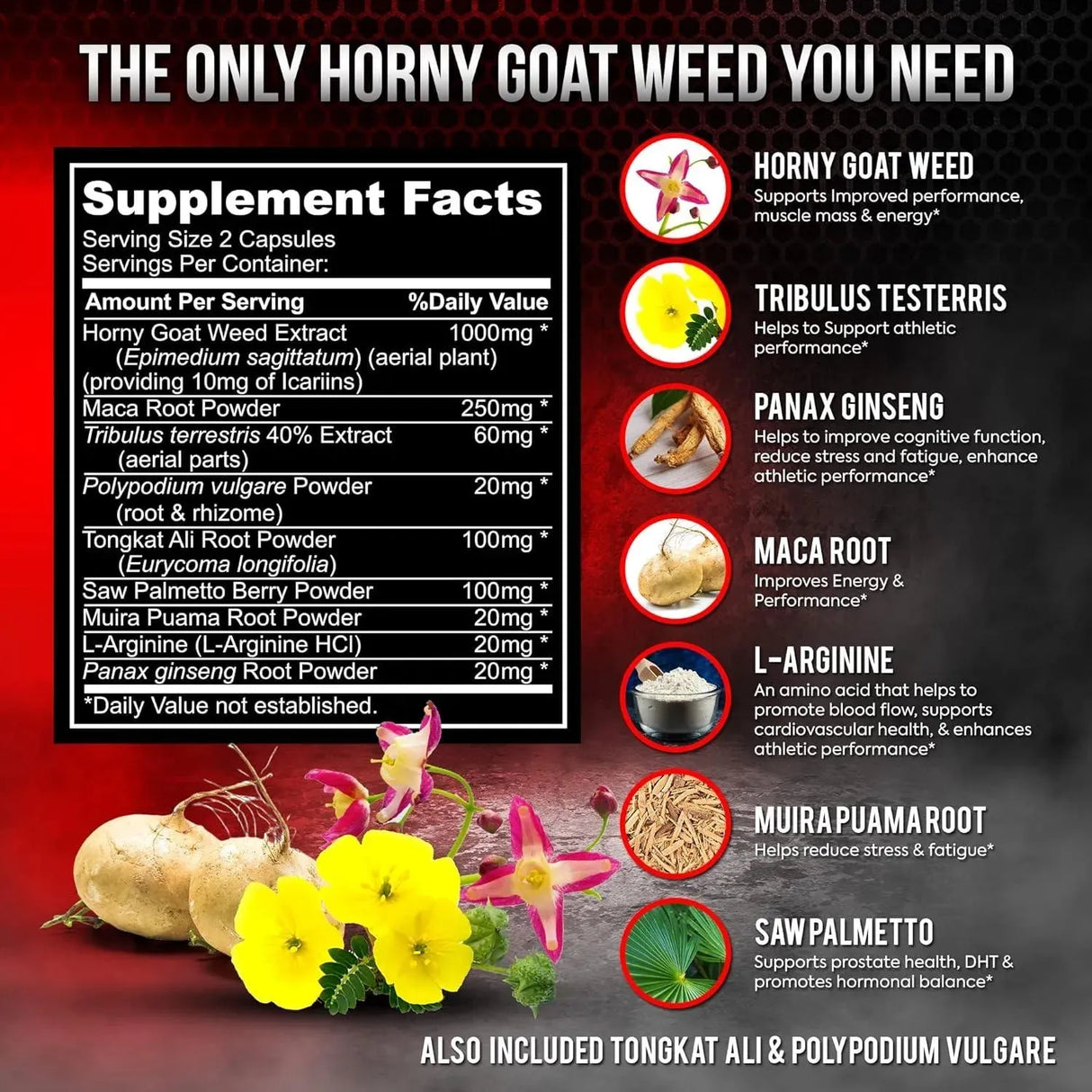 DR. MARTIN'S NUTRITION - Dr. Martin's Nutrition Super Strength 1590Mg. Horny Goat Weed 120 Capsulas - The Red Vitamin MX - Suplementos Alimenticios - {{ shop.shopifyCountryName }}