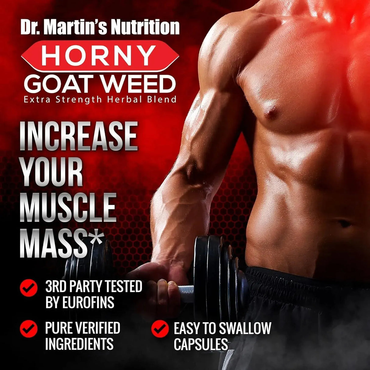 DR. MARTIN'S NUTRITION - Dr. Martin's Nutrition Super Strength 1590Mg. Horny Goat Weed 120 Capsulas - The Red Vitamin MX - Suplementos Alimenticios - {{ shop.shopifyCountryName }}
