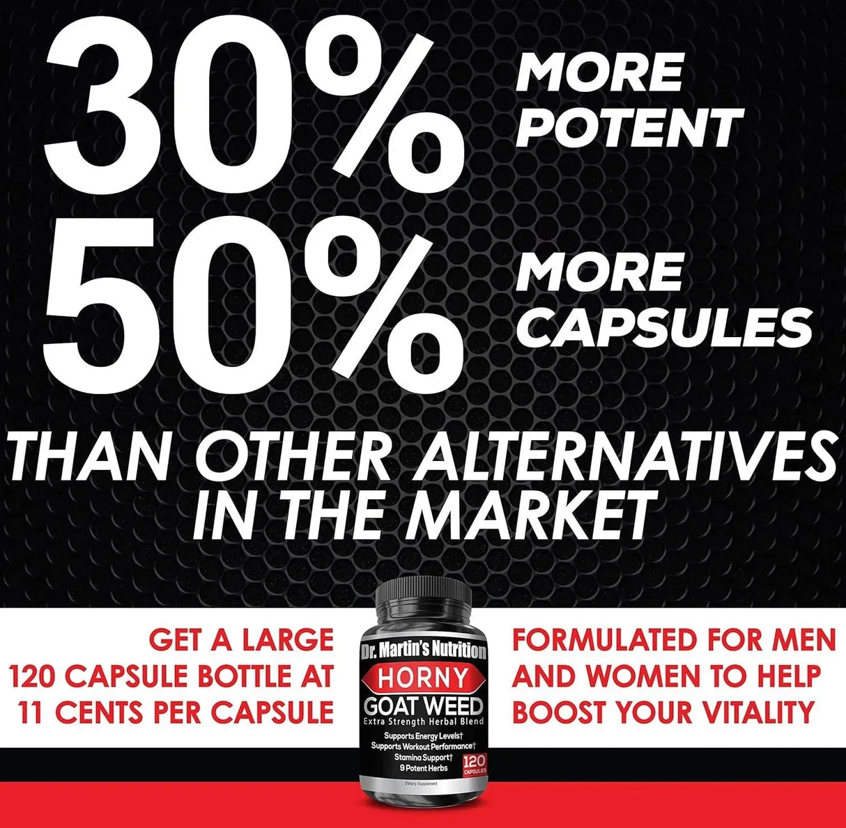 DR. MARTIN'S NUTRITION - Dr. Martin's Nutrition Super Strength 1590Mg. Horny Goat Weed 120 Capsulas - The Red Vitamin MX - Suplementos Alimenticios - {{ shop.shopifyCountryName }}