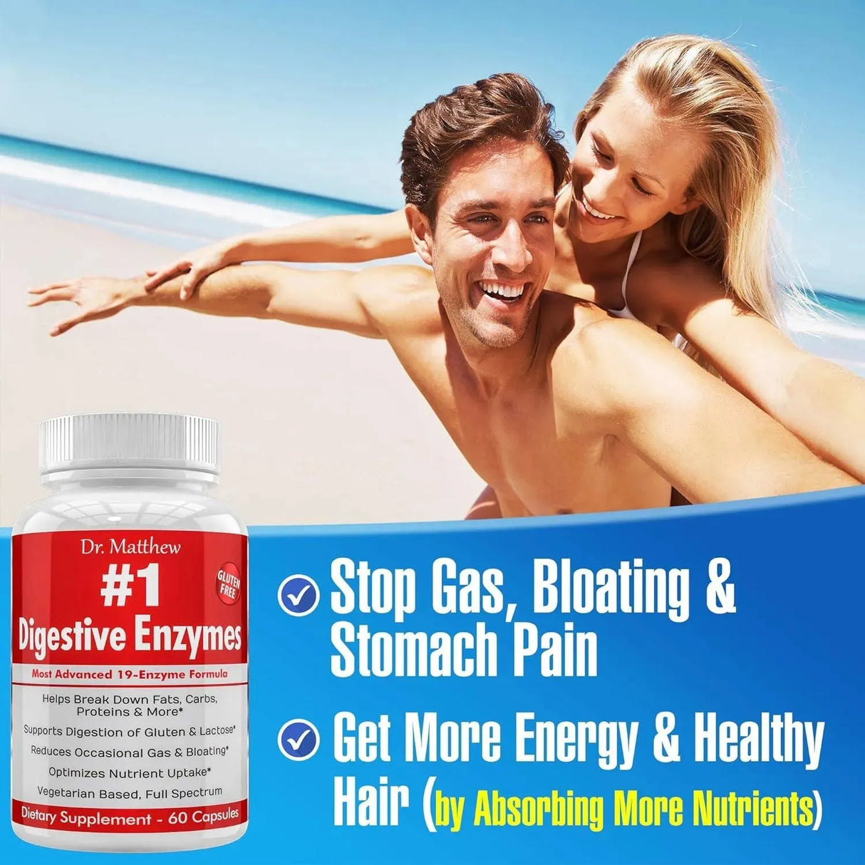 DR. MATTHEW - Dr. Matthew Digestive Enzymes 60 Capsulas - The Red Vitamin MX - Suplementos Alimenticios - {{ shop.shopifyCountryName }}