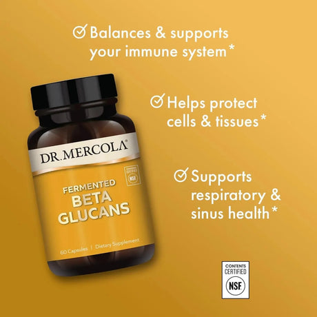 DR MERCOLA - Dr. Mercola Fermented Beta Glucans 60 Capsulas - The Red Vitamin MX - Suplementos Alimenticios - {{ shop.shopifyCountryName }}