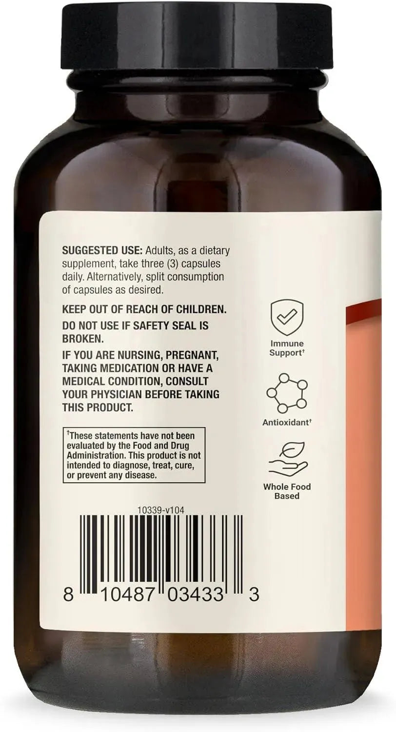 DR MERCOLA - Dr. Mercola Organic Vitamin C Acerola Cherry 270 Capsulas - The Red Vitamin MX - Suplementos Alimenticios - {{ shop.shopifyCountryName }}