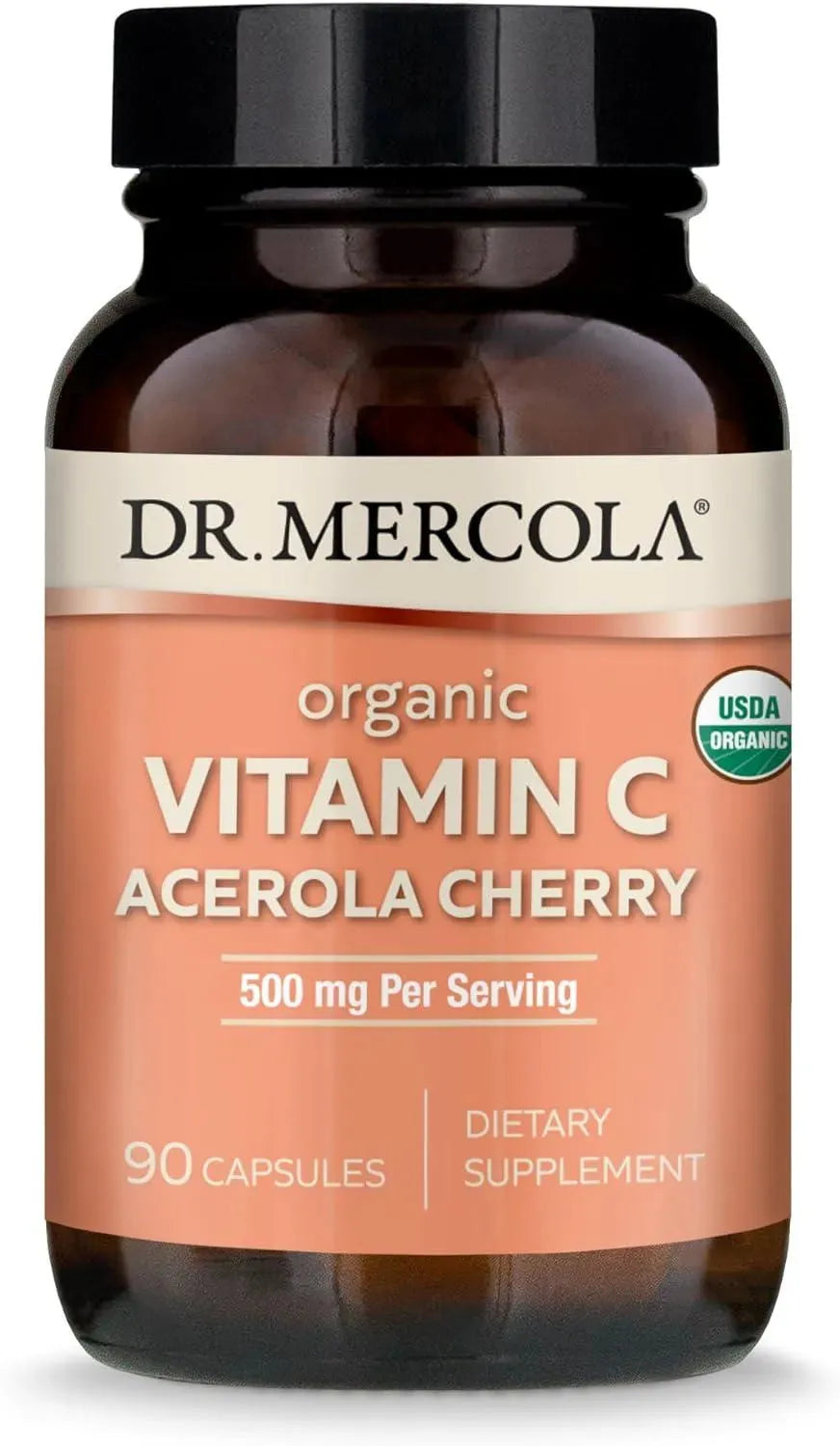 DR MERCOLA - Dr. Mercola Organic Vitamin C Acerola Cherry 90 Capsulas - The Red Vitamin MX - Suplementos Alimenticios - {{ shop.shopifyCountryName }}